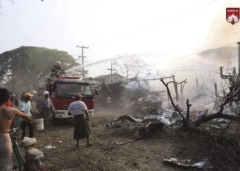 Myanmar village air strike kills 12, says local official