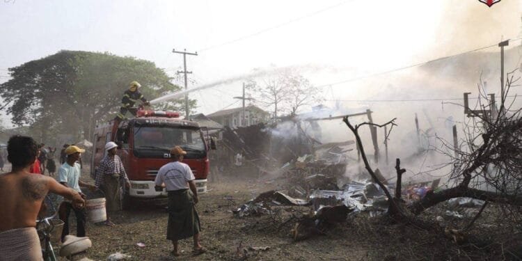 Myanmar village air strike kills 12, says local official