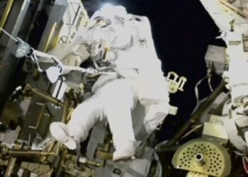 NASA’s stuck astronaut steps out on a spacewalk after 7 months in orbit