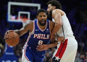 NBA issues 76ers’ Paul George with 25-game ban for drug violation
