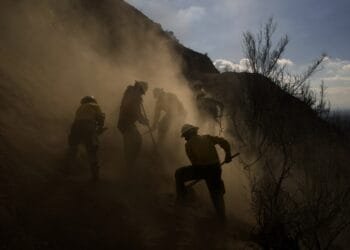 Navajo Nation firefighters battle wildfires in Los Angeles