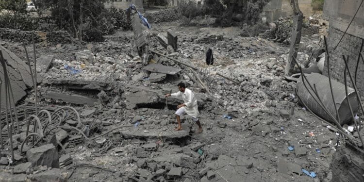 New US airstrike campaign targeting Yemen’s Houthi rebels more intense than last, AP review finds 1 New US airstrike campaign targeting Yemen’s Houthi rebels more intense than last, AP review finds