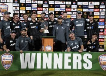 O'Rourke, Mitchell star as New Zealand thump Pakistan to win Tri-Nation series final