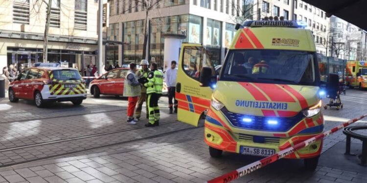 One dead after driver rams car into crowd in Germany