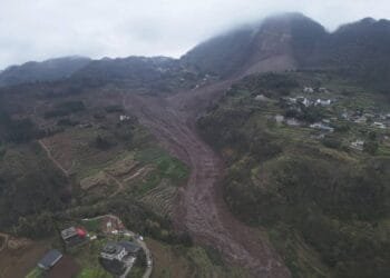 One dead, dozens missing in China landslide