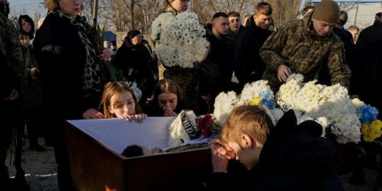 One killed, four injured as barrage of Russian drones hits Ukraine’s Kyiv