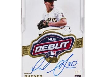 One-of-a-kind card featuring jersey patch of Pirates star Paul Skenes is heading to auction