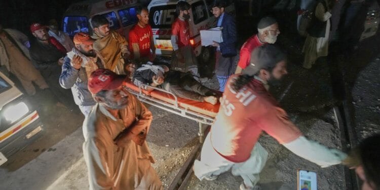 Pakistan says insurgents who attacked a passenger train killed 21 hostages while all others freed
