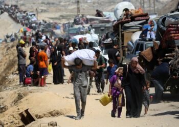 Palestinians flee as Israel strikes Gaza City with ‘unprecedented force’