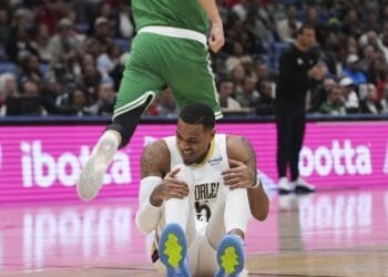 Pelicans say Dejounte Murray ruptured his Achilles tendon and his season is over