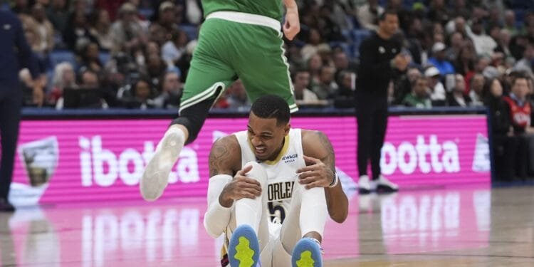 Pelicans say Dejounte Murray ruptured his Achilles tendon and his season is over