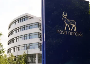 a view shows a novo nordisk sign outside their office in bagsvaerd on the outskirts of copenhagen denmark july 14 2025 reuters tom little file photo purchase licensing rights