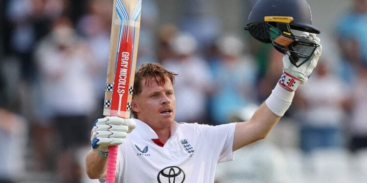 Pope century leads England fightback against India at Headingley