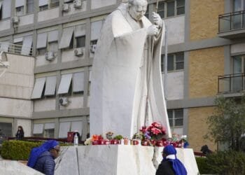 Pope will remain hospitalized as doctors treat a complex respiratory tract infection, Vatican says