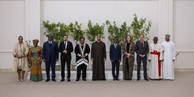 President receives Zayed Award for Human Fraternity winners and envoys attending UAE Ambassadors' forum 1 President receives Zayed Award for Human Fraternity winners and envoys attending UAE Ambassadors' forum