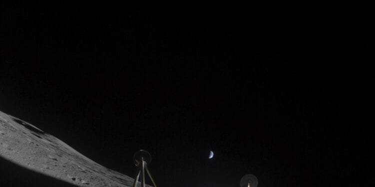 Private lunar lander is declared dead after landing sideways in a crater near the moon’s south pole