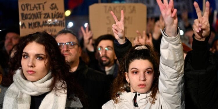 Protests in Slovakia after Prime Minister Fico tilts towards Russia