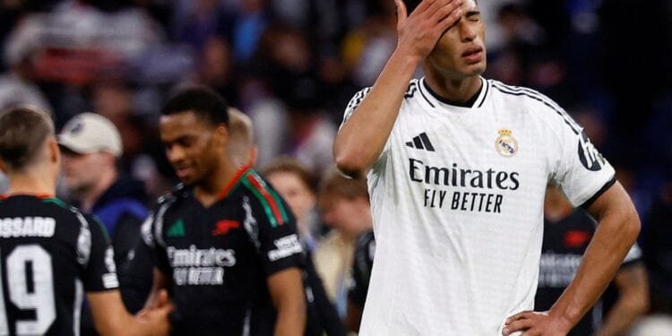 Real Madrid defeated by Arsenal to end Champions League defence 1 Real Madrid defeated by Arsenal to end Champions League defence