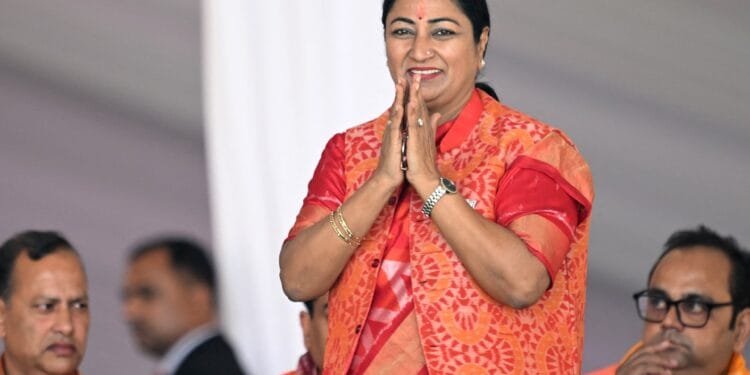 Rekha Gupta of India’s ruling BJP sworn in as chief minister of Delhi 1 Rekha Gupta of India’s ruling BJP sworn in as chief minister of Delhi