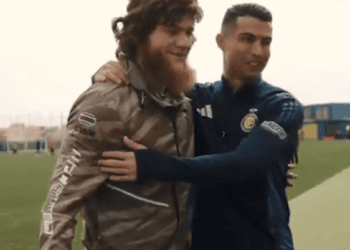 Ronaldo meets UFC fighter Magomedov before Saudi Arabia MMA event