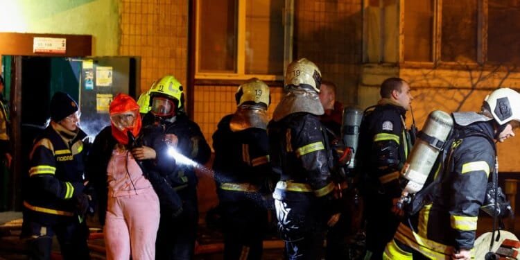 Russia attacks Kyiv, killing two, as US, Ukraine discuss plan to end war