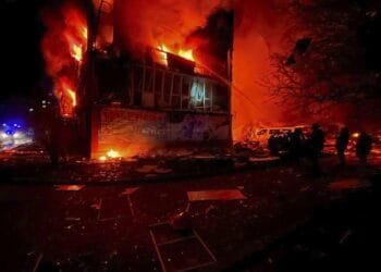 Russian strike on Ukrainian town kills 11 as US cuts intelligence sharing with Kyiv