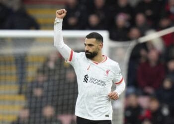Salah’s penalty fires Liverpool nine points clear; Wood hits hat-trick as Forest thrash Brighton