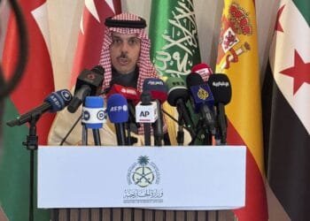 Saudi Arabia urges Syria sanctions relief at talks with regional, EU diplomats
