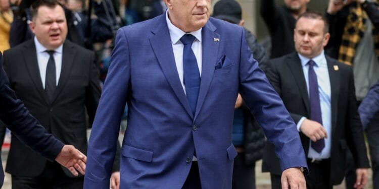 Separatist Bosnian Serb leader Dodik removed from office