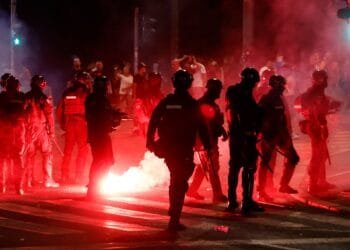 Serbian antigovernment protests escalate in third night of clashes