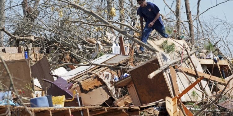 Severe weather moves east after tornadoes, winds and wildfires killed at least 39 people