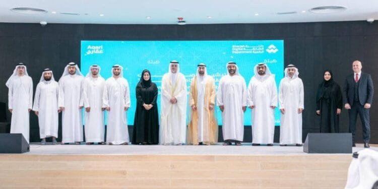 Sharjah Crown Prince attends launch of the ‘Aqari’ platform