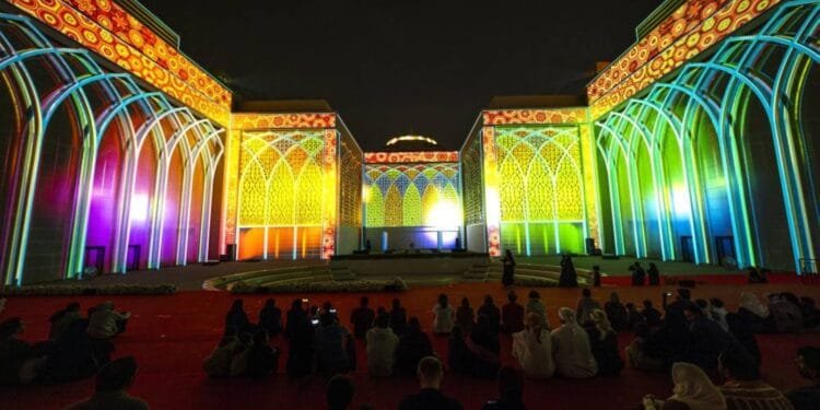 Sharjah Light Festival glows with SRTI Park technology