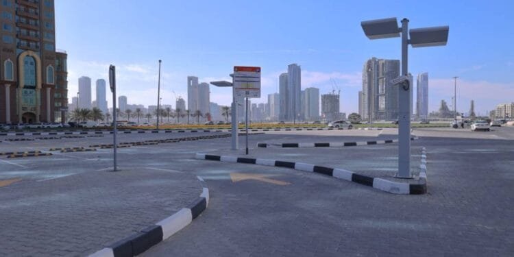 Sharjah sets up 2 AI-powered public parking lots in Al Khan, Al Nad