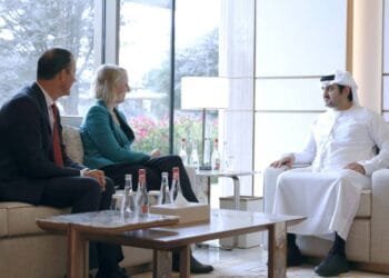 Sheikh Maktoum meets UK’s Economic Secretary to the Treasury