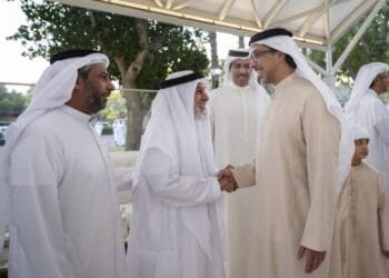 Sheikh Mansour receives UAE citizens at his palace's Al Barza Majlis