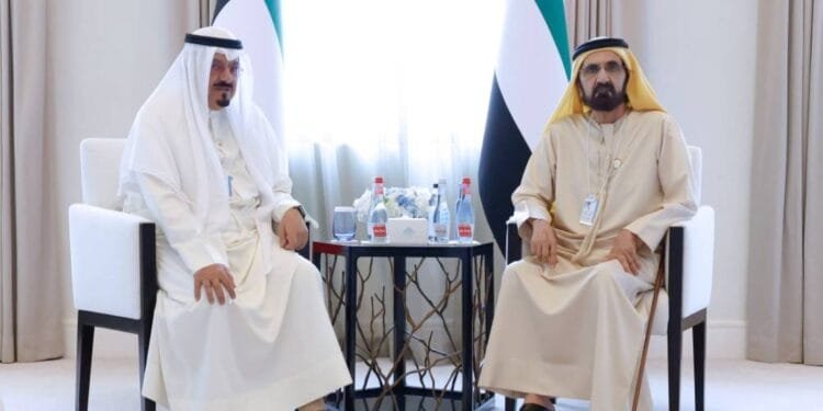 Sheikh Mohammed, Kuwaiti PM discuss ways to enhance bilateral ties