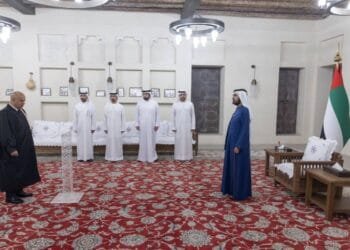 Sheikh Mohammed presides over swearing-in ceremony of 8 new judges at Dubai Courts