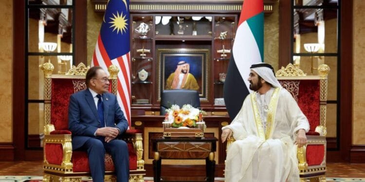 Sheikh Mohammed welcomes Malaysian PM Anwar Ibrahim