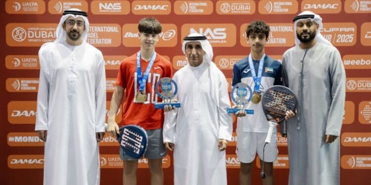 Sheikh Saeed crowns winners of NAS Junior Padel Championship