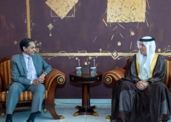 Sheikh Saud receives Indian Ambassador, Consul-General in Ras Al Khaimah