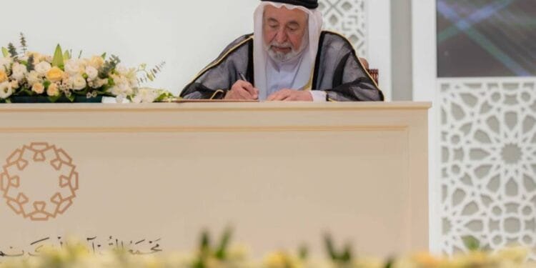 Sheikh Sultan has 'created a unique scientific model that uplifts humanity'