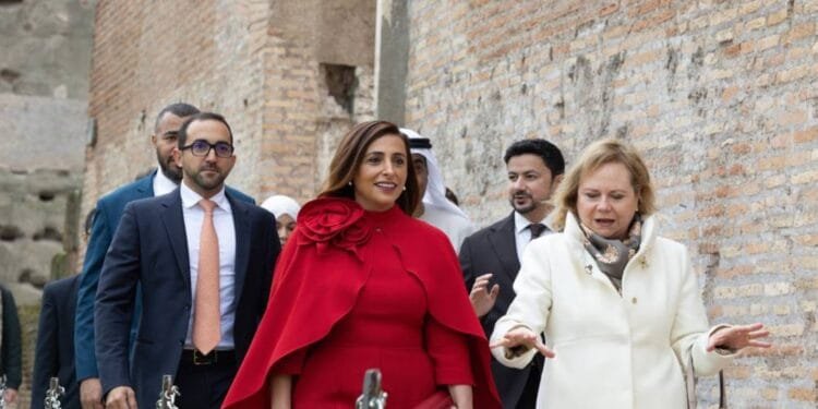 Sheikha Bodour opens first Arab exhibition in Rome’s Colosseum