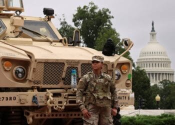 Six Republican states send 1,100 troops to US capital amid crackdown