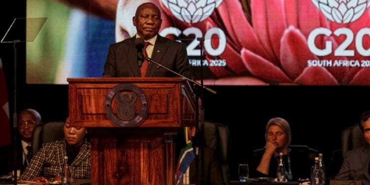 South Africa urges cooperation at G20 meeting amid tensions over Ukraine