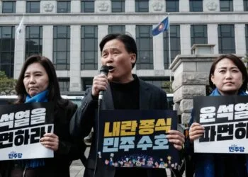 South Korean lawmaker egged ahead of Yoon impeachment verdict