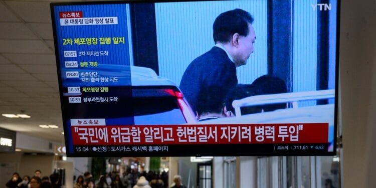 South Korea’s impeached president, Yoon Suk Yeol, formally arrested