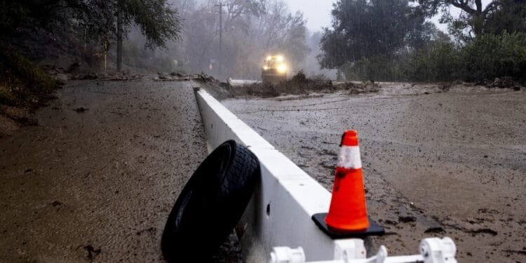 Southern California hit by destructive debris flows caused by heavy rains