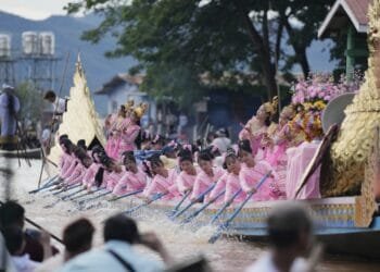 Spectacular lake festival in Myanmar shines despite political upheaval and natural disasters