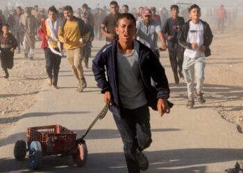 Starving Palestinians pepper-sprayed at GHF aid site in Gaza, video shows